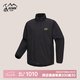 奧索卡棉服夾克男 秋冬新款休閑美式拉鏈外套 立領輕薄棉服257917 黑色-301 190