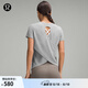 lululemon丨Fast and Light 女士運動短袖 T 恤運動上衣 LW3GCOS 海鷗灰 S /6