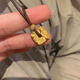 瑞諾黃金福字小方塊項鏈女足金吊墜鎖骨鏈生日七夕情人節禮物送女友 支持多退少補/官方正品/勿拍