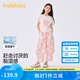巴拉巴拉女童短袖套裝夏季兒童2025夏裝中大童兩件套速干舒適208225119010