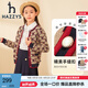 哈吉斯（HAZZYS）品牌童裝兒童女童秋新款開衫學(xué)院風(fēng)女童針織開衫 暖卡其 120