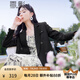 香影黑色西裝外套女2025春季新款今年流行小西服職業(yè)通勤休閑春秋 黑色 L