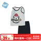 舒貝怡男童套裝無袖夏季女寶寶背心運(yùn)動服嬰兒衣服純棉薄款 棒球100CM