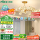 雷士（NVC）客廳吊燈分子燈北歐星光創(chuàng)意幾何現(xiàn)代輕奢高顯智能WHDD115F/G-01