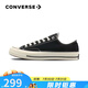 匡威（Converse）1970s男女鞋經典三星標低幫情侶帆布鞋運動休閑板鞋學生鞋多巴胺 162058C 經典低幫黑 42.5 /9