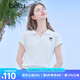 百圖betu女裝2025夏季新款T恤衫休閑運(yùn)動(dòng)舒適棉感夏裝短袖上衣2506T07 白色 M （白色預(yù)售08/05發(fā)貨）