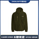 阿迪達(dá)斯 （adidas）originals三葉草刺繡抓絨運動加絨連帽夾克外套男款深橄欖綠 深橄欖綠 XL