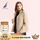 諾帝卡（NAUTICA）【商場(chǎng)同款】女裝春夏新款特氟龍防輕濺水抗污薄夾克女41JO03 淺卡其2BM S