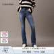 Calvin KleinJeans25春夏女士美式復(fù)古懷舊風(fēng)ck微彈高腰微喇牛仔褲47B947G VRN-牛仔淺藍(lán) 25