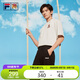 FILA  斐樂官方易烊千璽同款小狐貍短袖2025夏情侶款休閑透氣運動T恤
