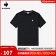 樂(lè )卡克法國公雞夏季圓領(lǐng)短袖T恤 L242UECA0301 炫黑色-2 L