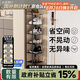 小匠材鞋架入戶門口多層家用免安裝立式簡易宿舍收納小鞋柜黑色7層