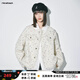 NICEBAD【官方正品】(原WORKSOUT)彩色波點(diǎn)小香風(fēng)外套潮流時(shí)尚 米白色 常規(guī) M