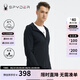 SPYDER 休閑連帽夾克男士春秋時(shí)尚百搭青年外套運(yùn)動(dòng)潮上衣男裝23ER107M 黑色-23ER107M L