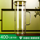 安俊晟冷水壺玻璃耐高溫涼水杯果茶壺大容量冰水壺涼套裝家用涼水壺 直清壺1150mL+塑料綠色蓋 【耐高溫400度】開(kāi)水直入 玻璃水