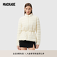 MACKAGE【七夕】MACKAGE女士 JACEY輕薄收腰修身保暖經(jīng)典顯瘦時(shí)尚羽絨服 奶油白 M