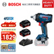 博世（BOSCH） GDS 18V-400無刷鋰電沖擊扳手充電式架子工大功率風炮電動扳手 雙電版（5Ah×2塊電池）