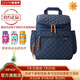 SKIP HOP（SKIPHOP）SKIP HOP媽咪包大容量 多功能媽咪包 手提 媽咪包雙肩 時(shí)尚背包 海軍藍(lán)（新款）