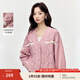 茵曼（INMAN）溫柔立體花開衫毛衣女2025春季新款氣質(zhì)慵懶風(fēng)鏤空針織外套 肉粉色 S