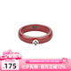 BABAMA吾行系列紅火戒指男情侶對戒朱砂指環(huán)女生日禮物情人節(jié)送男友 紅火戒指-朱砂60mm