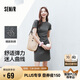 森馬（Semir）連衣裙女圓領(lǐng)收腰彈力針織裙2025夏刺繡休閑短裙辣妹109325114001