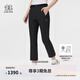 KOLON SPORT/可隆戶外軟殼褲 女子防潑水透濕修身版型微喇軟殼長褲 LKLP5AN004-BK 黑色 M 165/74A