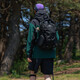 麓格立戶(hù)外輕便登山包男旅行徒步爬山裝備背包女大容量旅游雙肩包 登山包【暗夜黑】