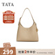 他她（TATA）氣質(zhì)通勤腋下包女包包大容量托特包單肩包春新款X3420AX5 杏色 F