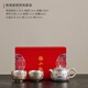 君閔力薦敦煌鎏銀文創(chuàng  )茶具家用復古功夫茶具泡茶dl 敦煌鎏銀茶具套組禮盒裝