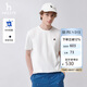 哈吉斯（HAZZYS）男裝 夏男上衣基礎(chǔ)款休閑圓領(lǐng)短袖T恤ASTZE0BBX53