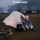 Naturehike挪客云尚Pro徒步登山帳篷 戶(hù)外防暴雨防風(fēng)超輕便攜1人2人雙層三季 2人/淺灰紅/雙層