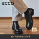 愛步（ECCO）德比鞋 2025年秋季新款男士商務(wù)正裝皮鞋男鞋增高 都市首爾522364 黑色52236401001 43