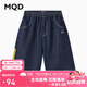馬騎頓（MQD）男大童夏季新品學(xué)院風(fēng)休閑百搭撞色牛仔五分褲