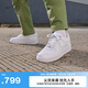 耐克（NIKE）空軍一號AF1女子運(yùn)動鞋鄭欽文同款板鞋秋季低幫厚底輕便DD8959 100白色/白色/白色 38