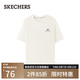 斯凱奇（Skechers）短袖夏季男女款百搭T恤圓領寬松顯瘦休閑上衣L225U117