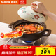 蘇泊爾（SUPOR）砂鍋陶瓷煲家用煲湯鍋燉鍋煲仔飯砂煲耐高溫燃氣明火專(zhuān)用 【菜煲煲】2-3人海鮮煲 2L