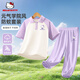 Hello Kitty凱蒂貓兒童夏季套裝2025新款洋氣女孩短袖POLO衫上衣女童夏裝