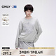 ONLY春夏NBA聯(lián)名款寬松圓領(lǐng)純棉落肩衛(wèi)衣女|12449S004 G47 淺花灰色 M (165) 84A
