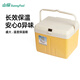 山扉sunnyfeel溫度顯示冰塊保溫箱擺攤冰桶戶外露營便攜式保鮮冰箱 13L檸檬黃