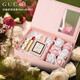 古馳（GUCCI）口紅香水禮盒女士彩妝化妝品套裝生日禮物女生高級感送老婆閨蜜 【浪漫花悅】花悅淡30ml+絲潤25