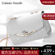 CALWAN KEODH包包女包新款2025單肩小方包斜挎輕奢ck風(fēng)小眾生日禮物送女友老婆 【白色】品牌時(shí)尚百搭鏈條包實(shí)用走心女生閨蜜