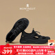 夢特嬌（MONTAGUT）涼鞋男夏季新品織物縷空透氣防撞包頭運(yùn)動涼鞋男戶外涉水沙灘鞋男 黑色（皮鞋碼） 41