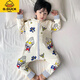 G.DUCKKIDS兒童連體睡衣春秋2023新款男童寶寶連身純棉卡通奧特曼家居服睡袋 【拉鏈款】特利迦 120碼【身高105-115CM 35-40斤】