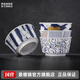 景德鎮(zhèn)（jdz）官方家用中式陶瓷飯碗組合釉上5英寸白瓷碗餐具套裝可微波伴手禮 食悠悠4碗套裝