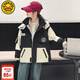 G.DUCKKIDS童裝女童沖鋒衣三合一新款兒童衣服女孩秋冬季夾克可拆卸加絨加厚 858黑色 150 (建議身高140cm 12-13歲)