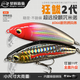 夢輝狂鲅二代米諾6066新防銹三倍加強鉤釣翹嘴鳡魚鱖魚海鱸路亞餌 白條 8克