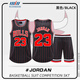 NBA VIBE公牛隊喬丹球衣定制23號皮蓬羅德曼91號韋德羅斯復古籃球服套裝男 公牛復古黑色23號喬丹套裝 3XL(身高175-180CM)