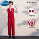 A 21 FUNB兒童演出服紅色愛(ài)國詩(shī)歌朗誦小學(xué)生大合唱服裝演講男女童歌唱祖國 長(cháng)-袖男款【+領(lǐng)結+徽章】 160 cm