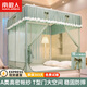 南極人（NanJiren）嬰兒防摔蚊帳架1.8x2米家用兒童大床防蚊蚊帳一體式全包圍1.5x2米 薄荷綠【A類母嬰 高密帳紗】 180cm*200cm*170cm 適合1.8米床
