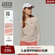Teenie Weenie小熊長(zhǎng)袖T恤女2025年春夏新款復(fù)古潮流美式亨利領(lǐng)打底衫外穿女
